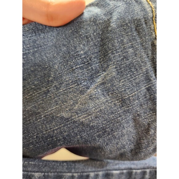 Cat & Jack Girls 10 Blue Jean Denim Straight Leg Super Stretchy Adjustable Waist - Picture 7 of 16